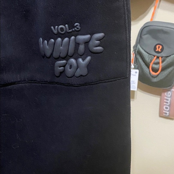 WhiteFox Pants Black | Size Small | Gummy Logo - Picture 3 of 4